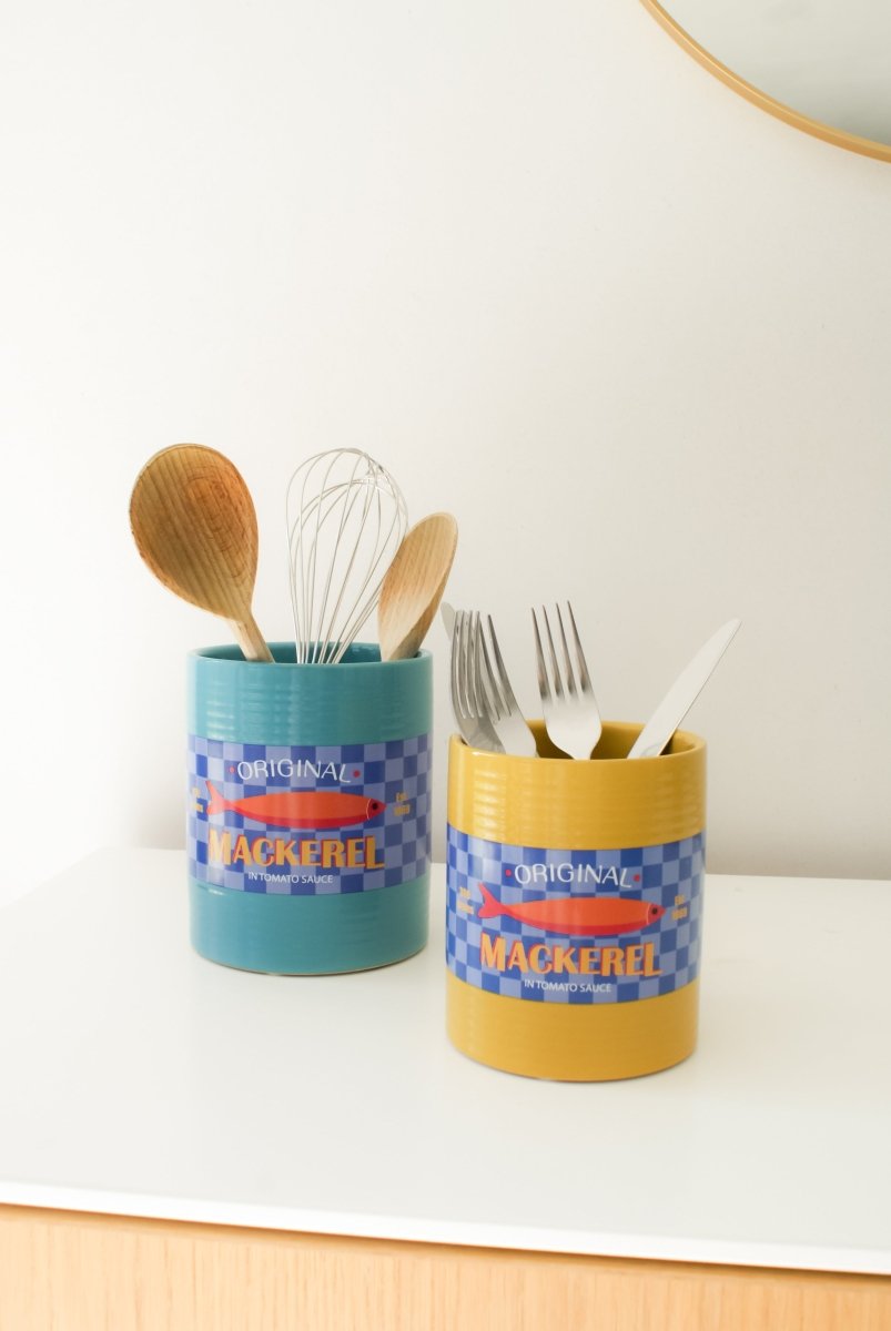 Bloempot Makreel - Mosterd - Maison Des Bonheurs