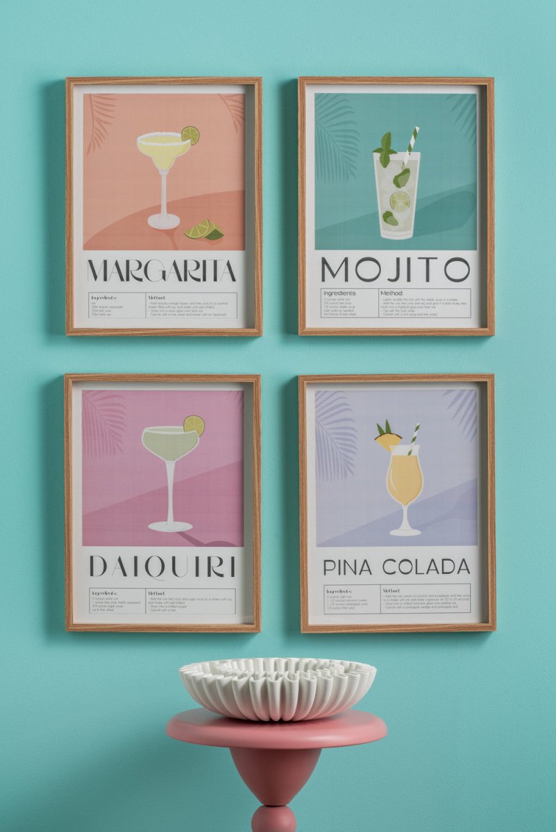 Poster Mojito - 41x31 cm - Maison Des Bonheurs