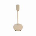 Hoge kandelaar beige – Countryfield - 8x8x20cm