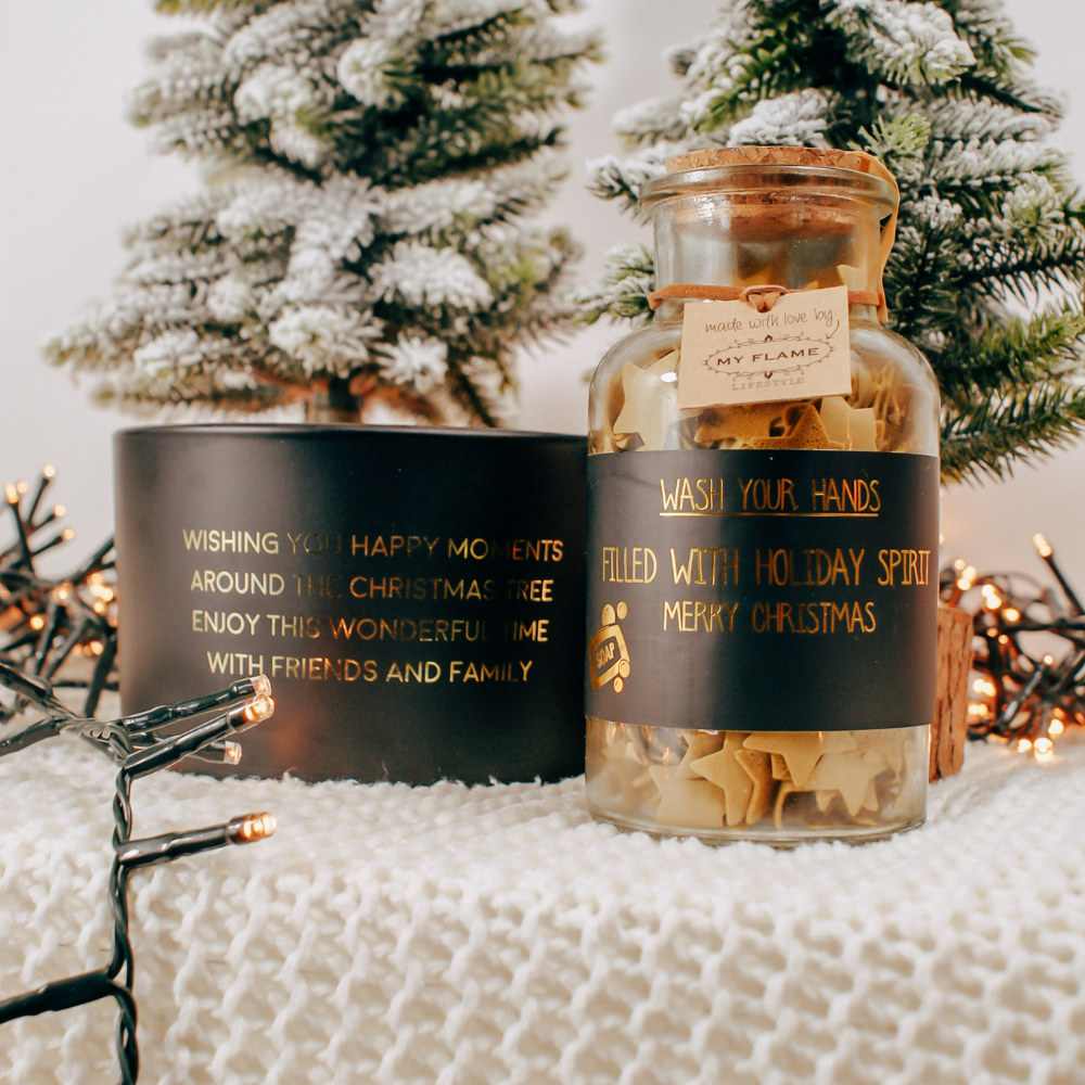 Cadeaubundel 'Wishing you happy moments & handzeep confetti'