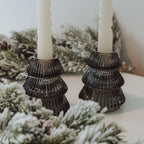 Kandelaar kerstboom - 6x6x8 cm - Countryfield