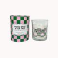 Geurkaars Wood Sage & Sea Salt - Maison Des Bonheurs