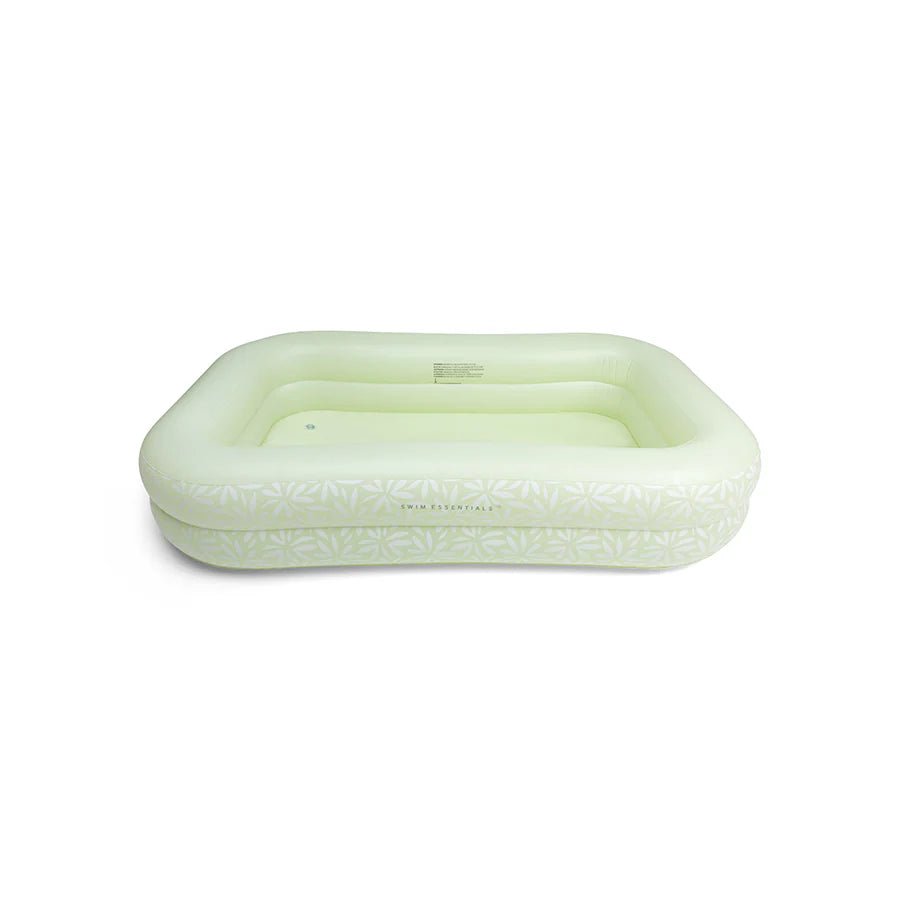 Groen opblaasbaar zwembad 211 x 132 x 46 cm - Maison Des Bonheurs