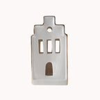 Huisje met Led licht rechthoekige ramen | Wit - Maison Des Bonheurs