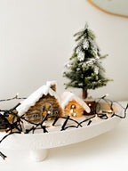 Kersthuisje met Led S | Ijsbruin | Countryfield - Maison Des Bonheurs