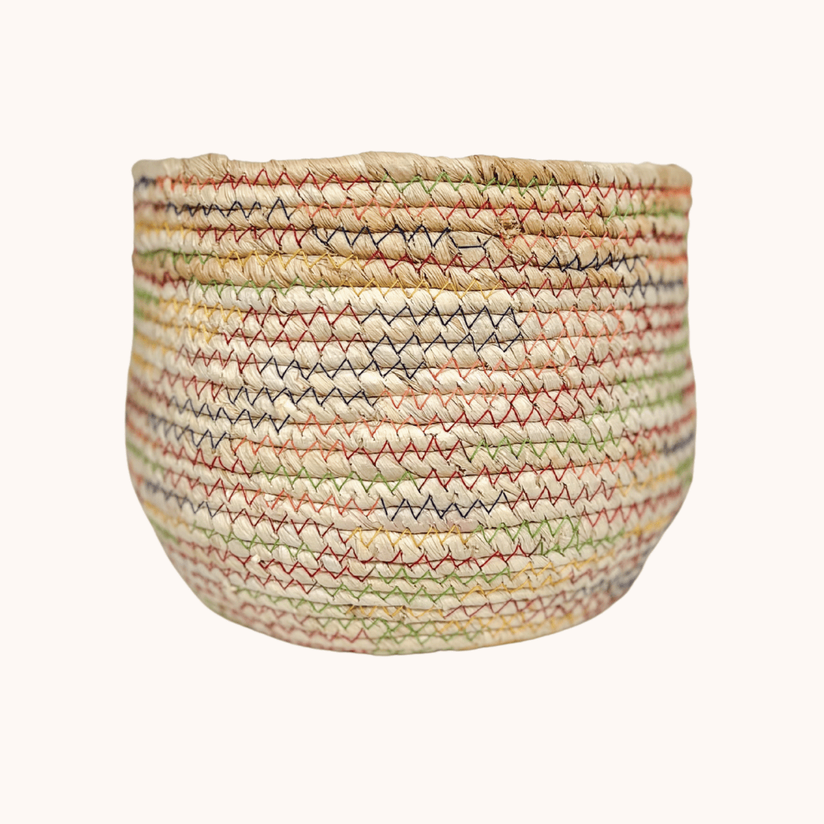 Kleurrijke mand | D22 X H15CM - Maison Des Bonheurs