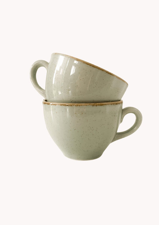 Koffiemok groen (set van 2) - Maison Des Bonheurs