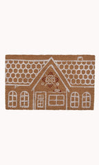 Kokos deurmat wit huis | 75x45 cm | Clayre & Eef - Maison Des Bonheurs
