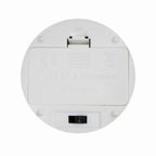 Stompkaars LED met ribbel - Beige - Ø8x13 cm