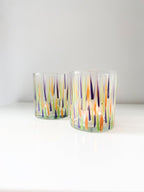 Multicolor theelichthouder klein - Maison Des Bonheurs