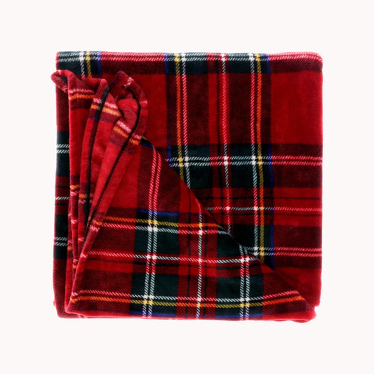 Plaid rood - Maison Des Bonheurs