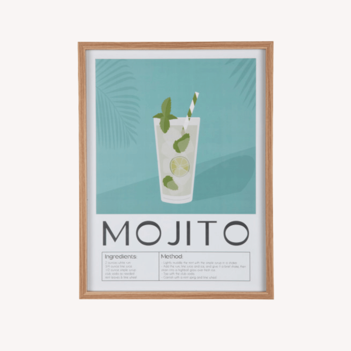 Poster Mojito - 41x31 cm - Maison Des Bonheurs