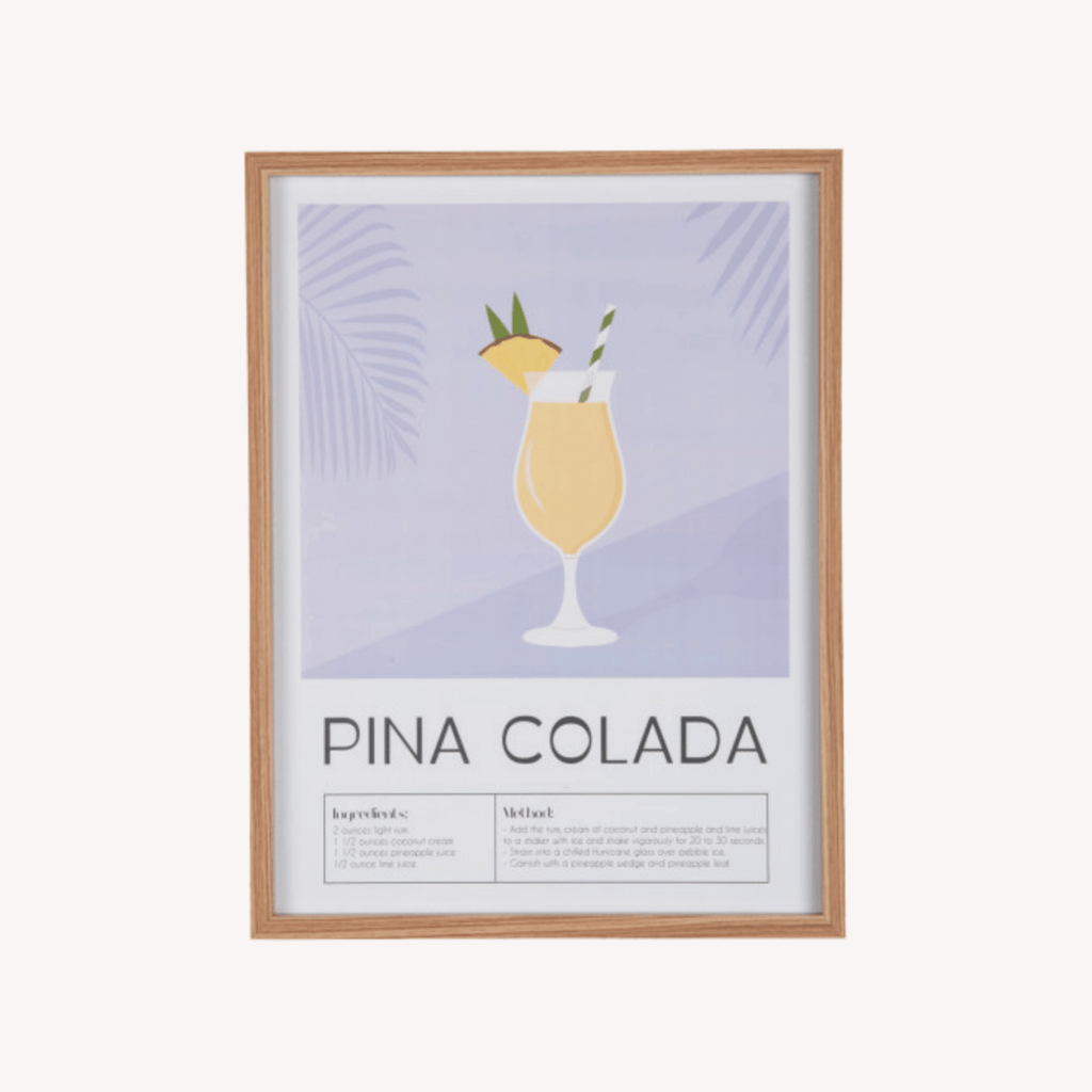 Poster Piña Colada - 41x31 cm - Maison Des Bonheurs