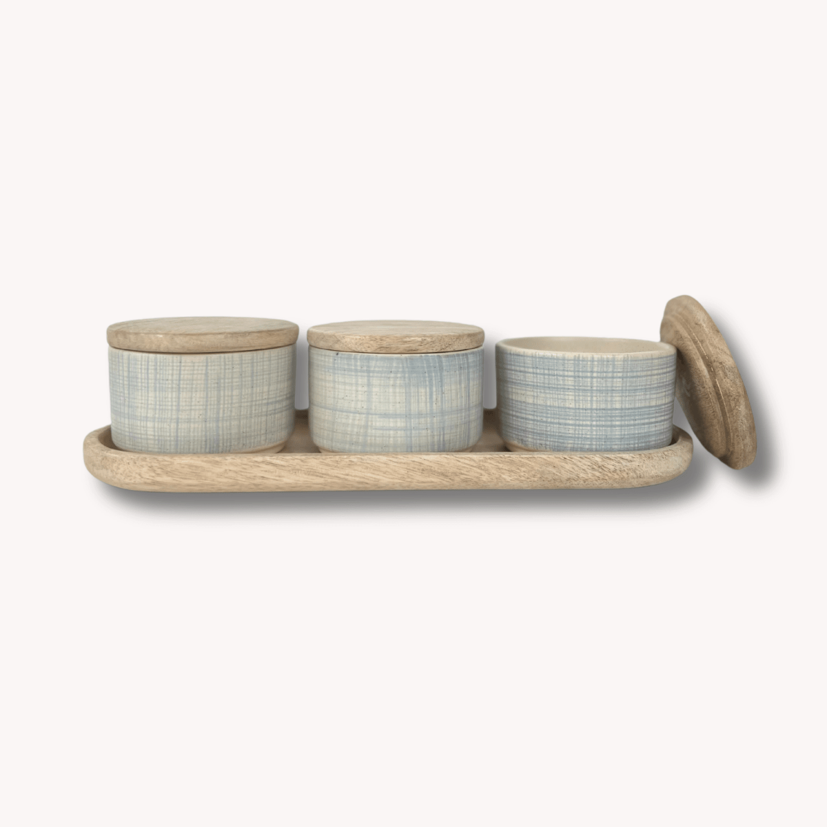 Set van 3 kruidenpotjes - Maison Des Bonheurs