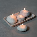 Stone Candles - Leeff - Set van 2 - Maison Des Bonheurs