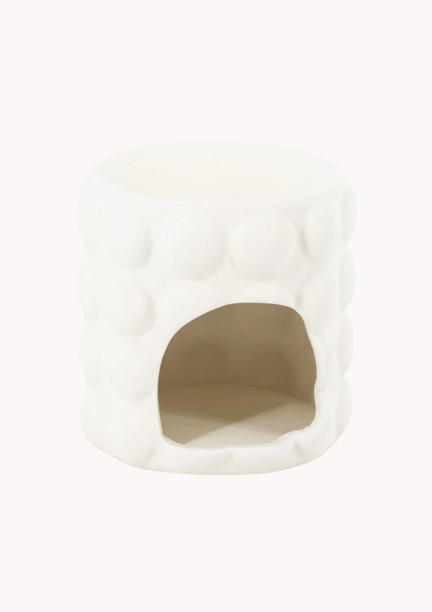 Geurbrander Circles - Crème - 10,9x10,9x11cm - Maison Des Bonheurs