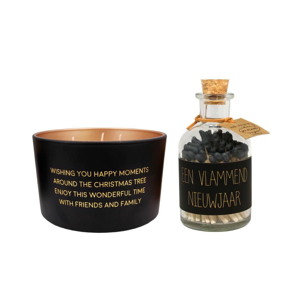 Cadeaubundel 'Wishing you happy moments & lucifers'