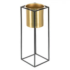 Plantenstandaard met gouden bloempot Groot - Maison Des Bonheurs