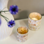 Theelichthouder Pearl Recht - Maison Des Bonheurs